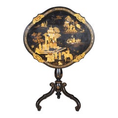 Victorian Mother of Pearl Tilt-Top Table
