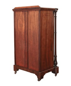 Victorian Music Cabinet Walnut Antique, 1890
