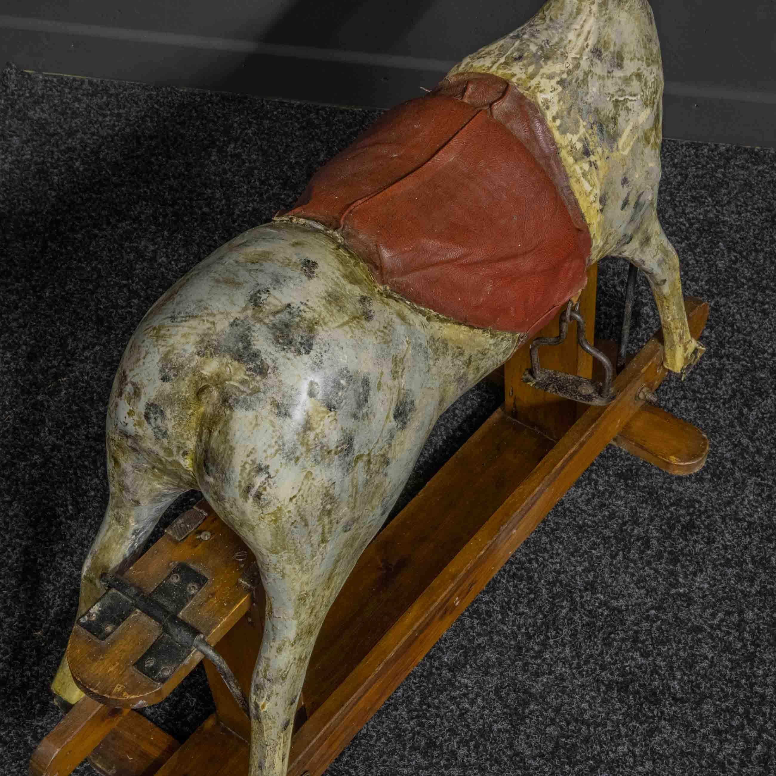 Hardwood Victorian Naïve Rocking Horse