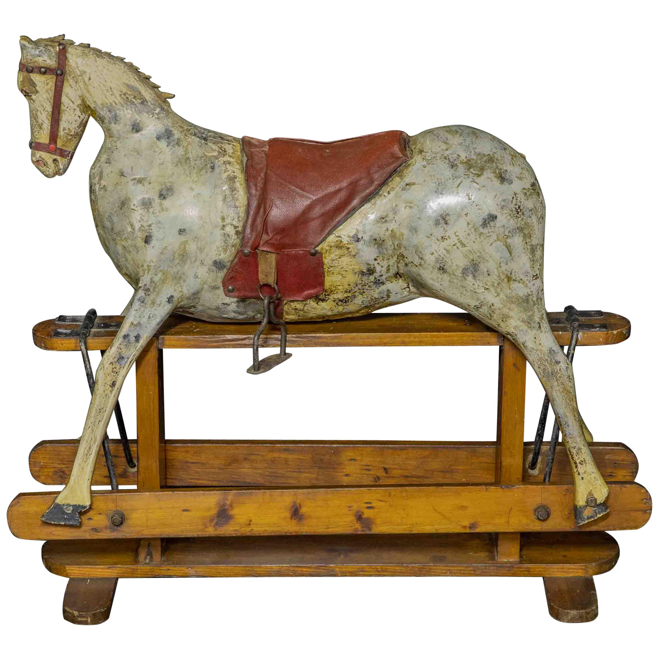 Victorian Naïve Rocking Horse