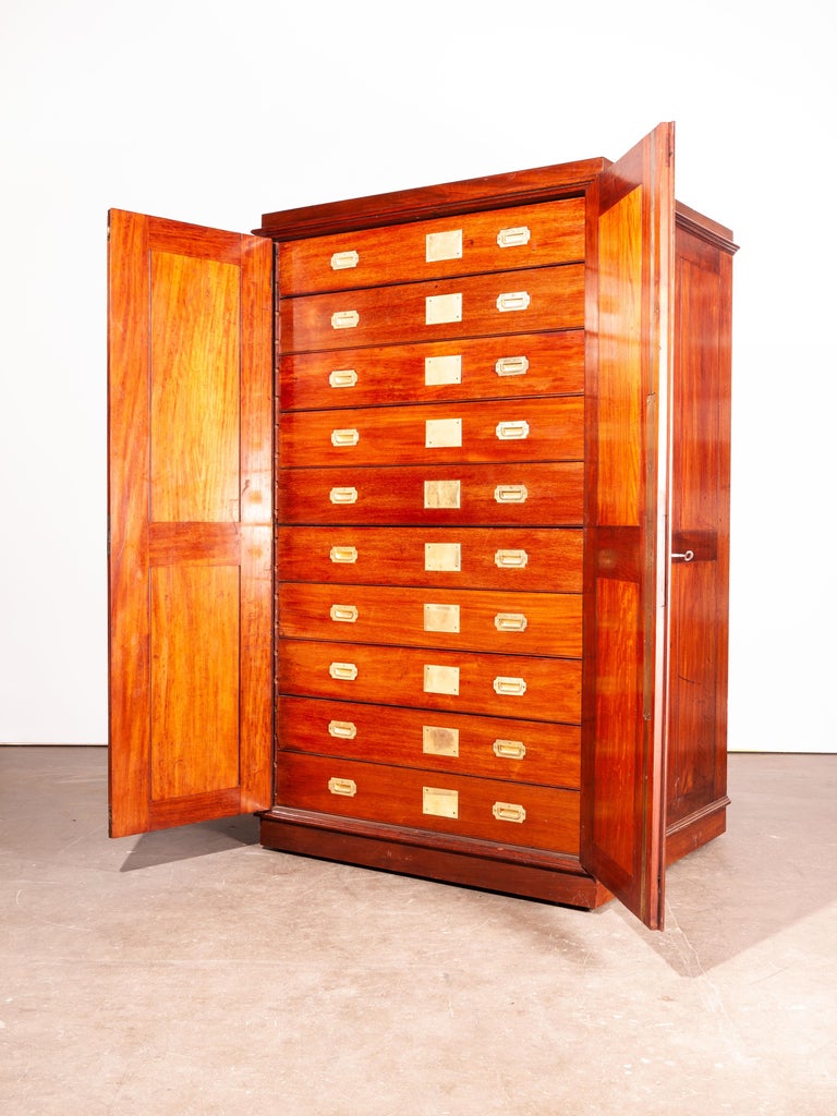 Victorian Natural History Museum Specimen Chest of at 1stDibs specimen drawers