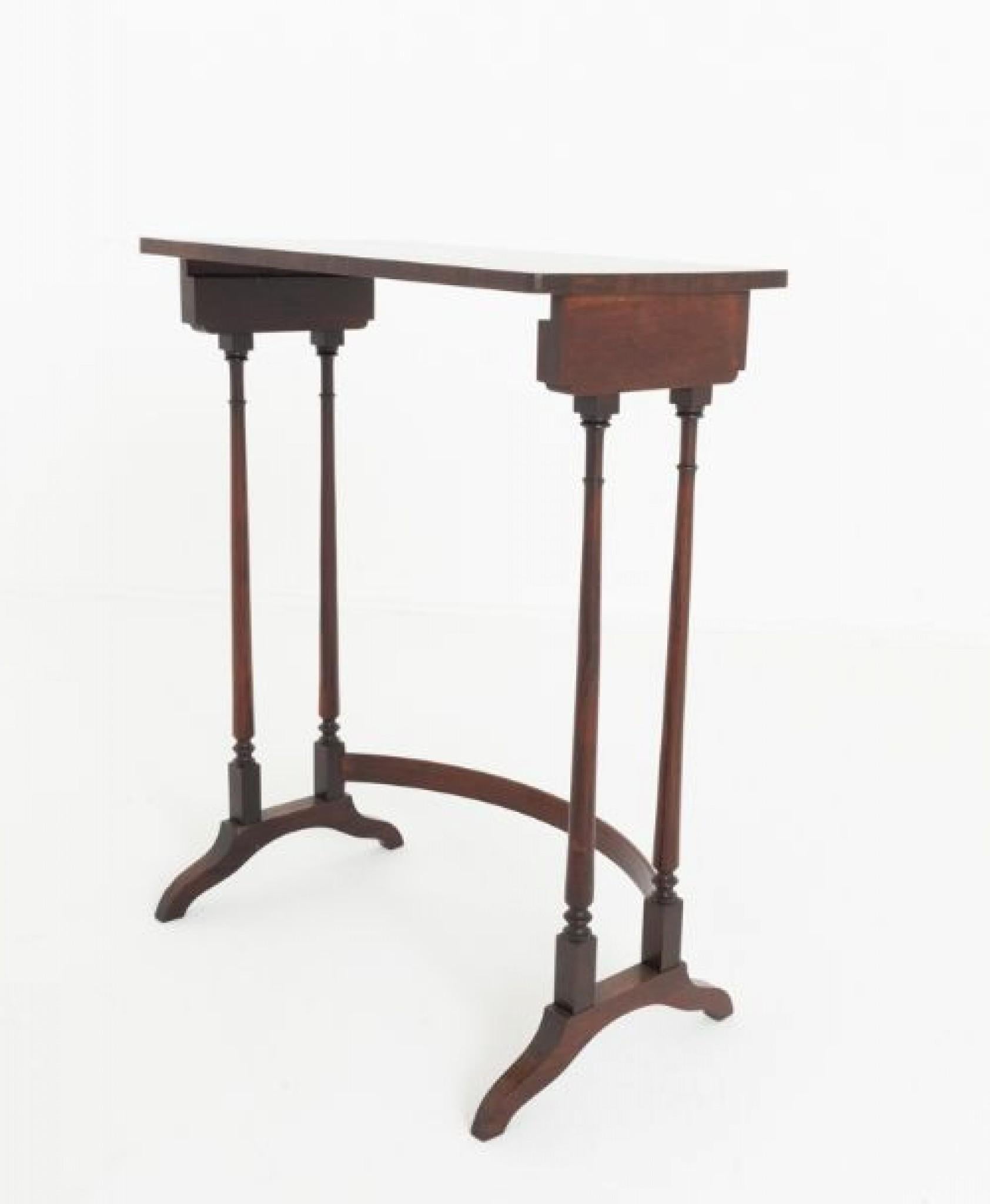 Mid-19th Century Victorian Nest of Tables Trio Circa 1860 For Sale
