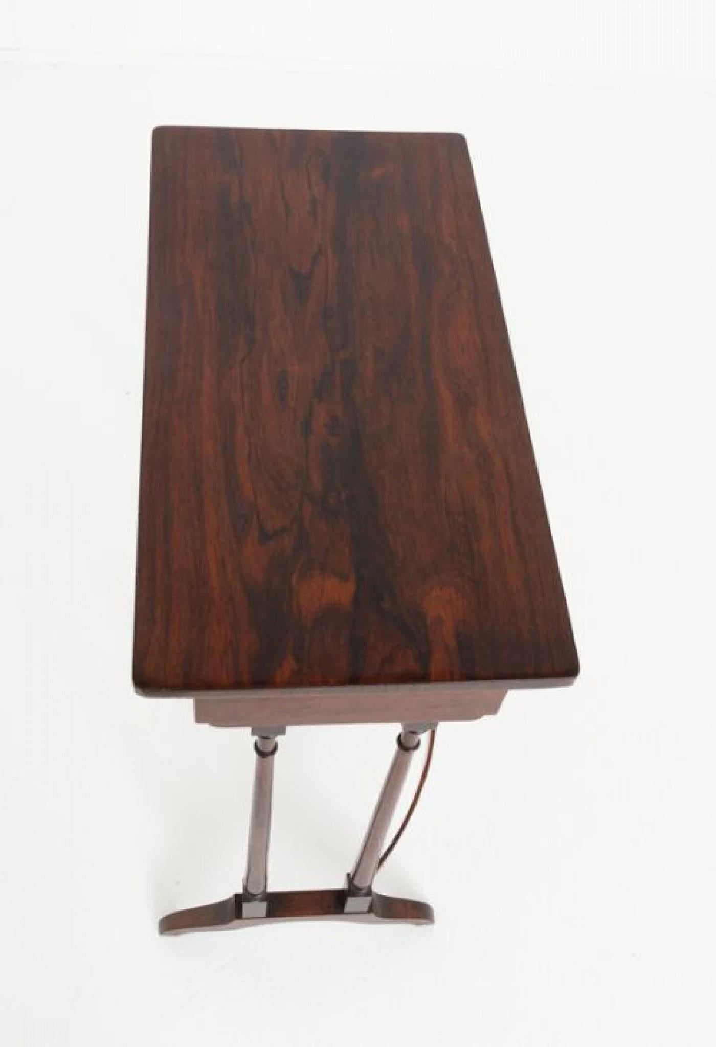 Wood Victorian Nest of Tables Trio Circa 1860 For Sale