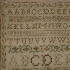 Victorian Norfolk Sampler, 1845, by EJ White