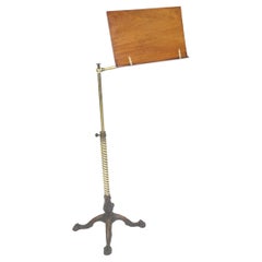 Antique Victorian North Patent  Telescopic Reading Stand