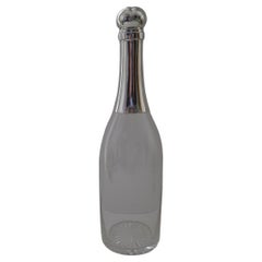 Used Victorian Novelty Champagne Bottle Decanter, 1893