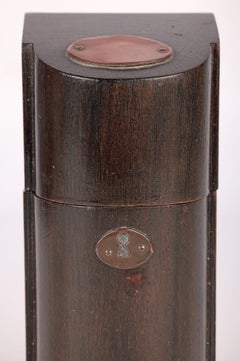 Victorian Novelty Knife Box Shaped Wooden Inkwell