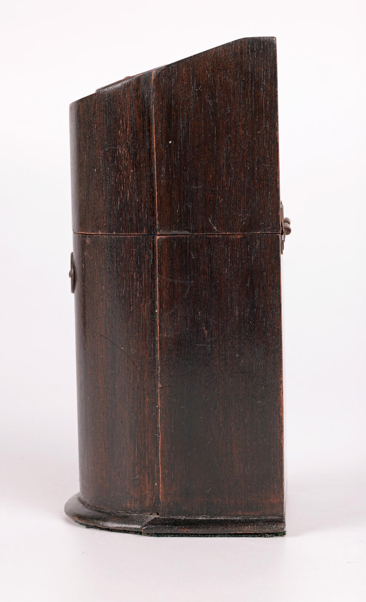 Victorian Novelty Messer Box geformt hölzernen Tintenfass (19. Jahrhundert) im Angebot