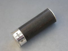 Victorian Novelty Silver Shot Gun Cartridge Vesta Case