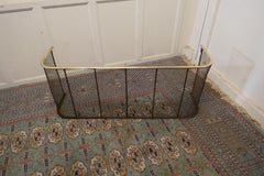 Victorian Nursery Fire Guard, Brass Fender