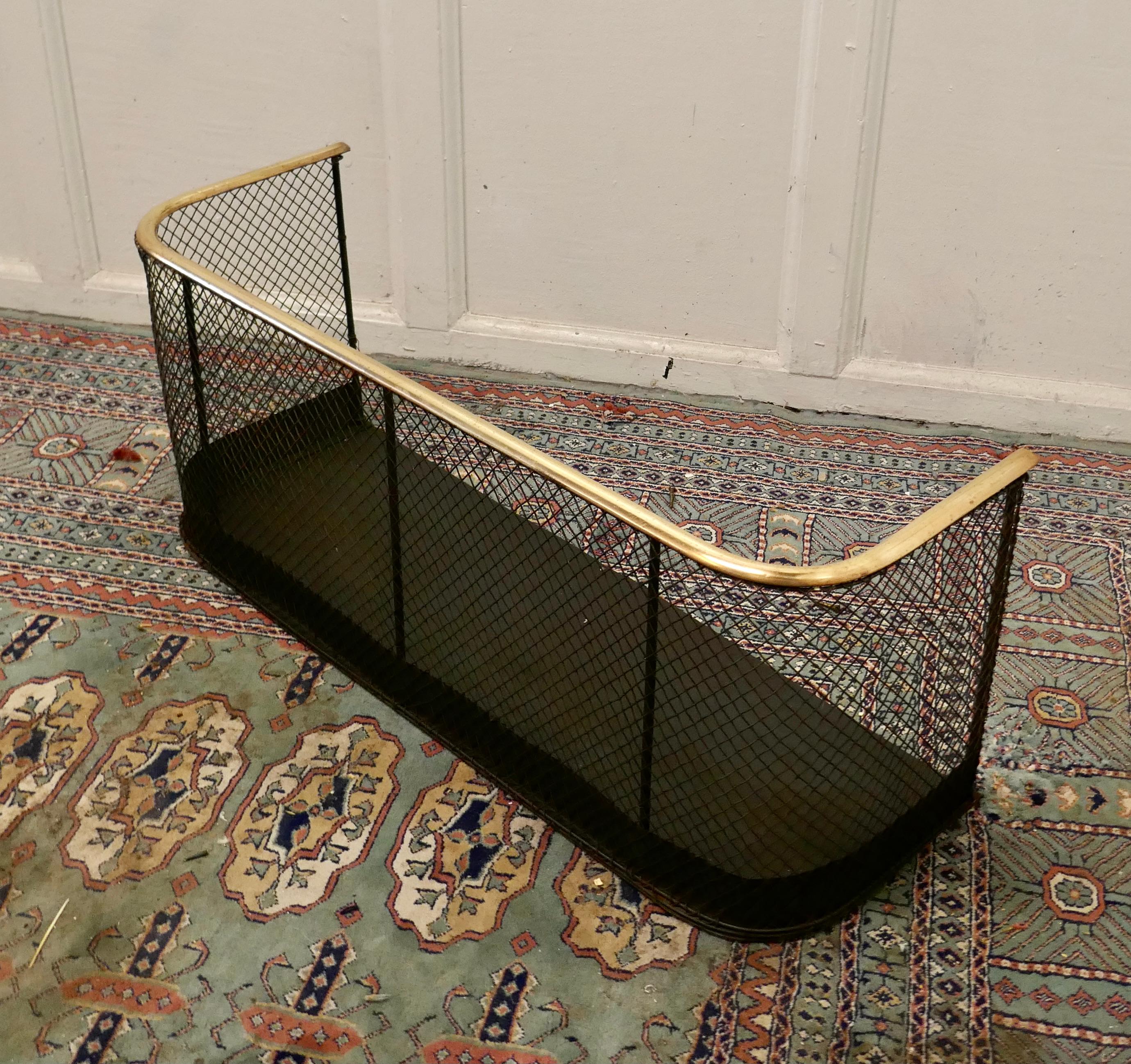 19th Century Victorian Nursery Fire Guard or Club Fender