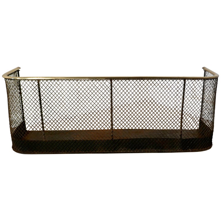 Victorian Nursery Fire Guard or Club Fender at 1stDibs