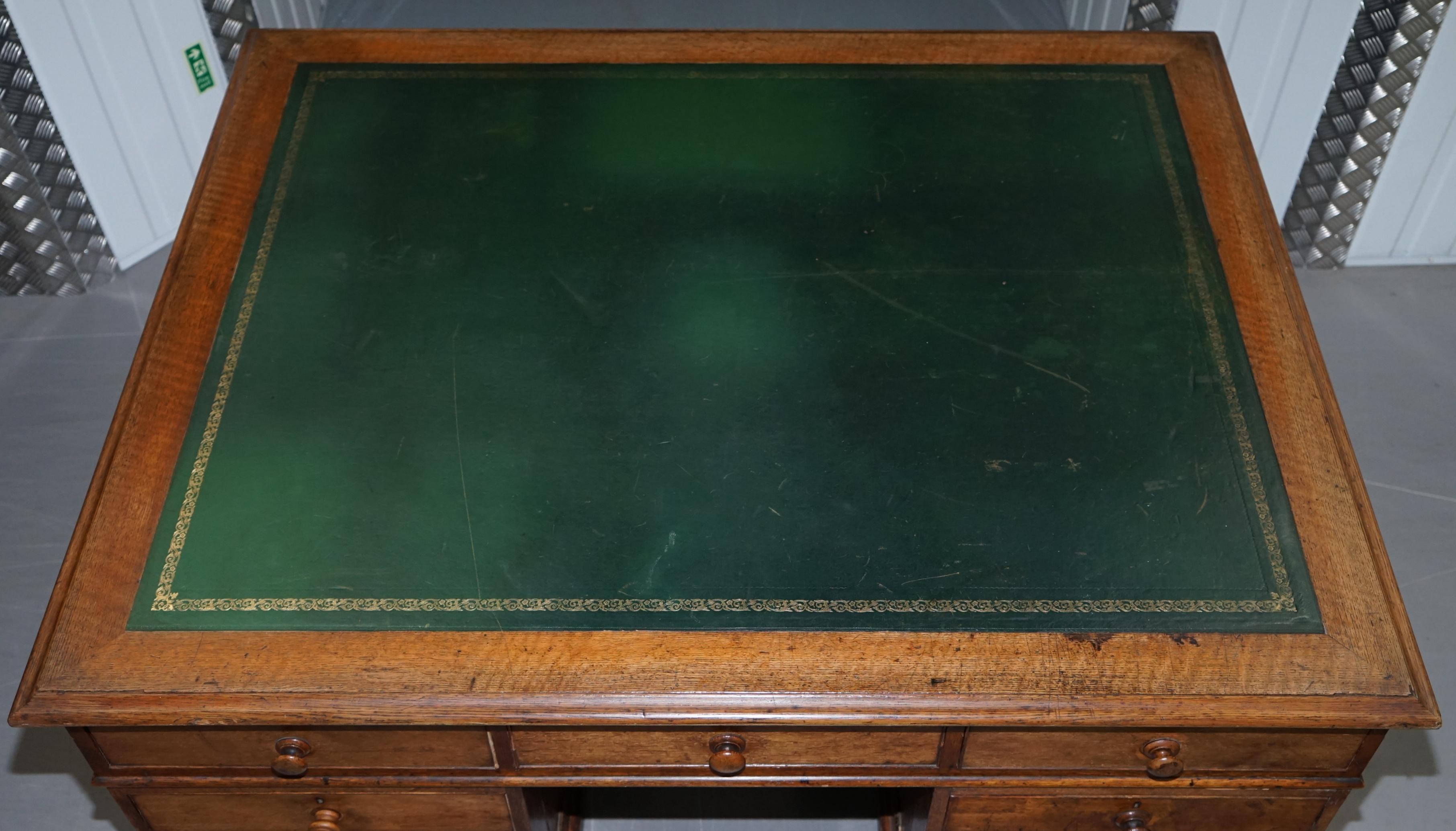 double sided desk with drawers