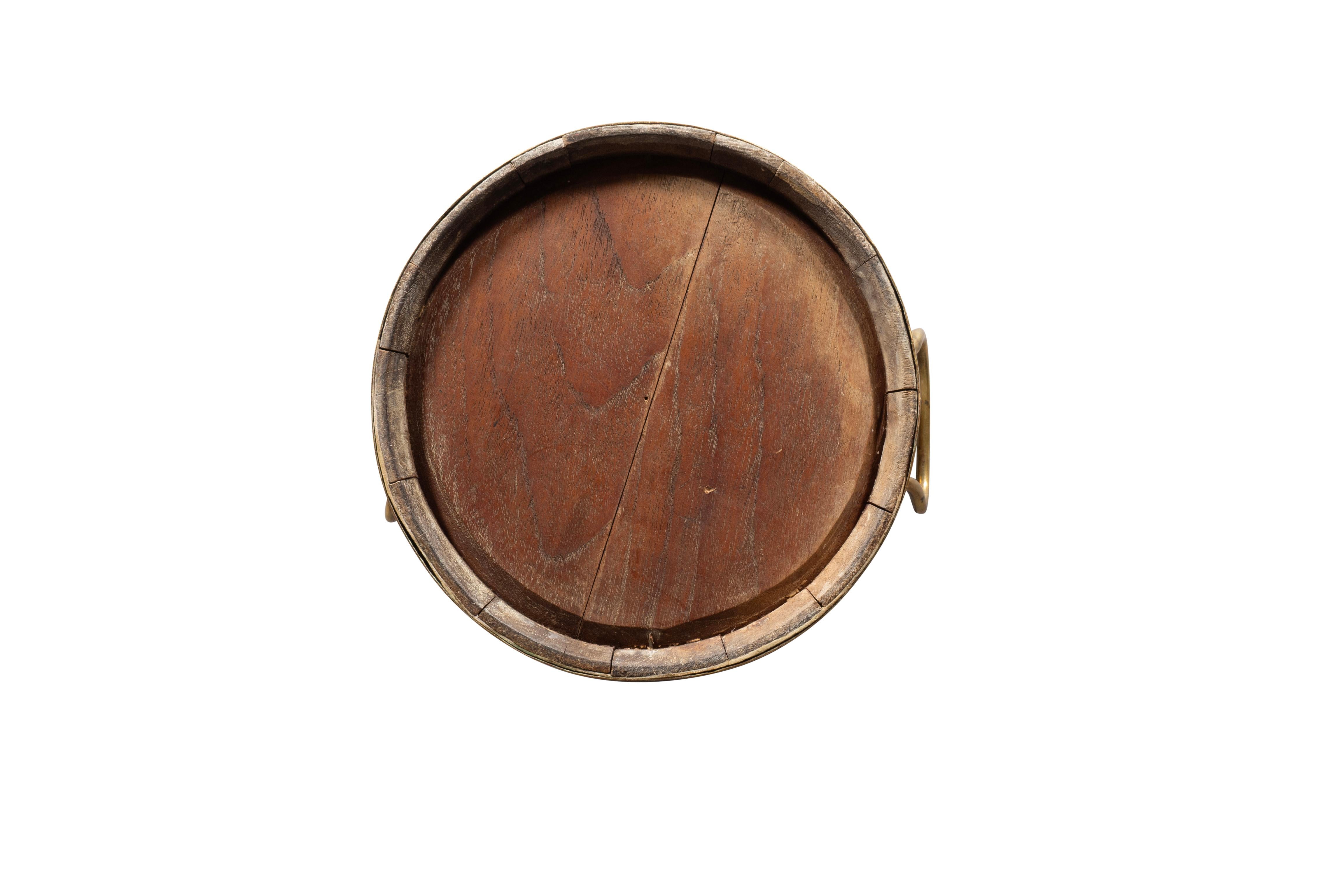 Metà XIX secolo Secchio vittoriano in Oak e ottone in vendita