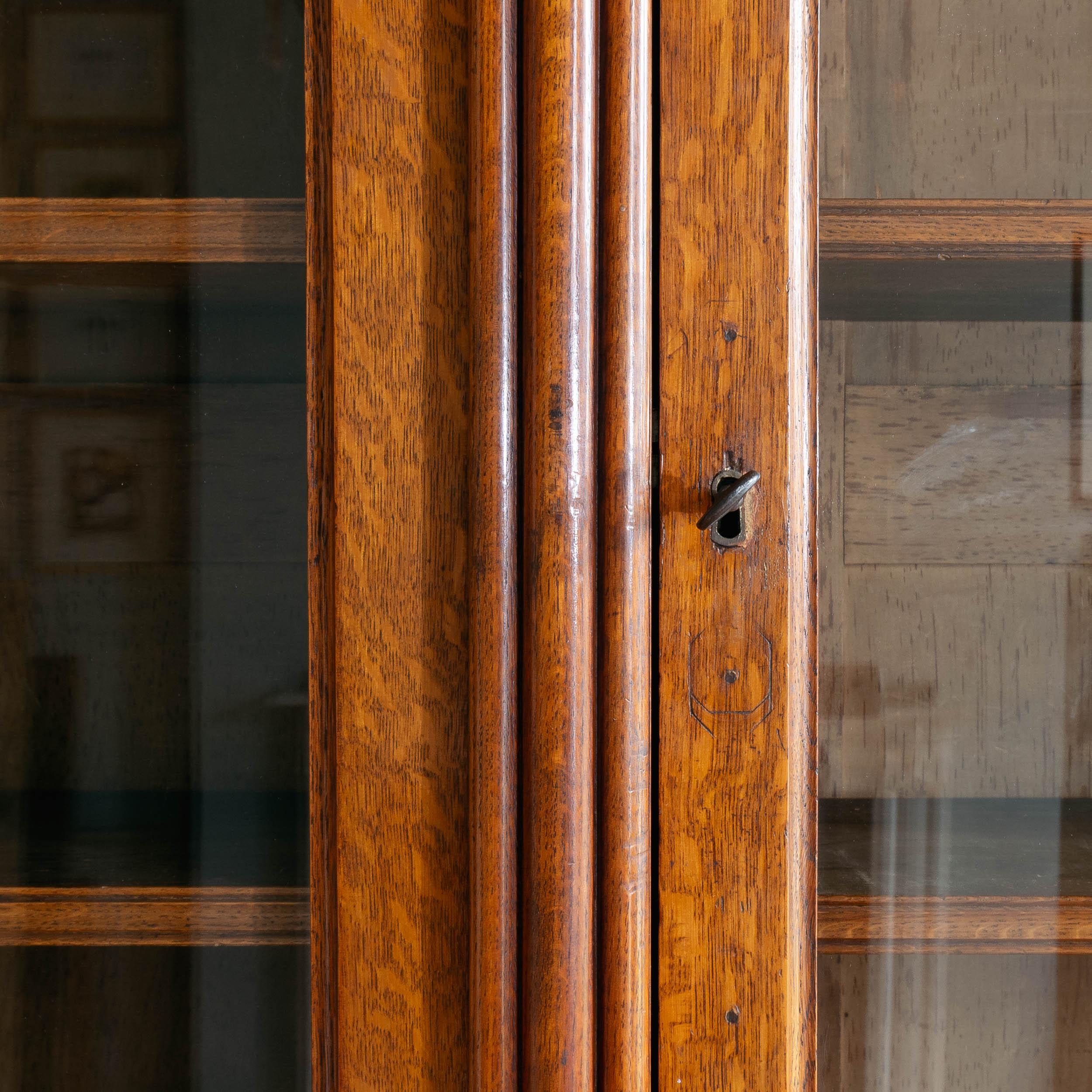 Libreria vittoriana in Oak in vendita 3