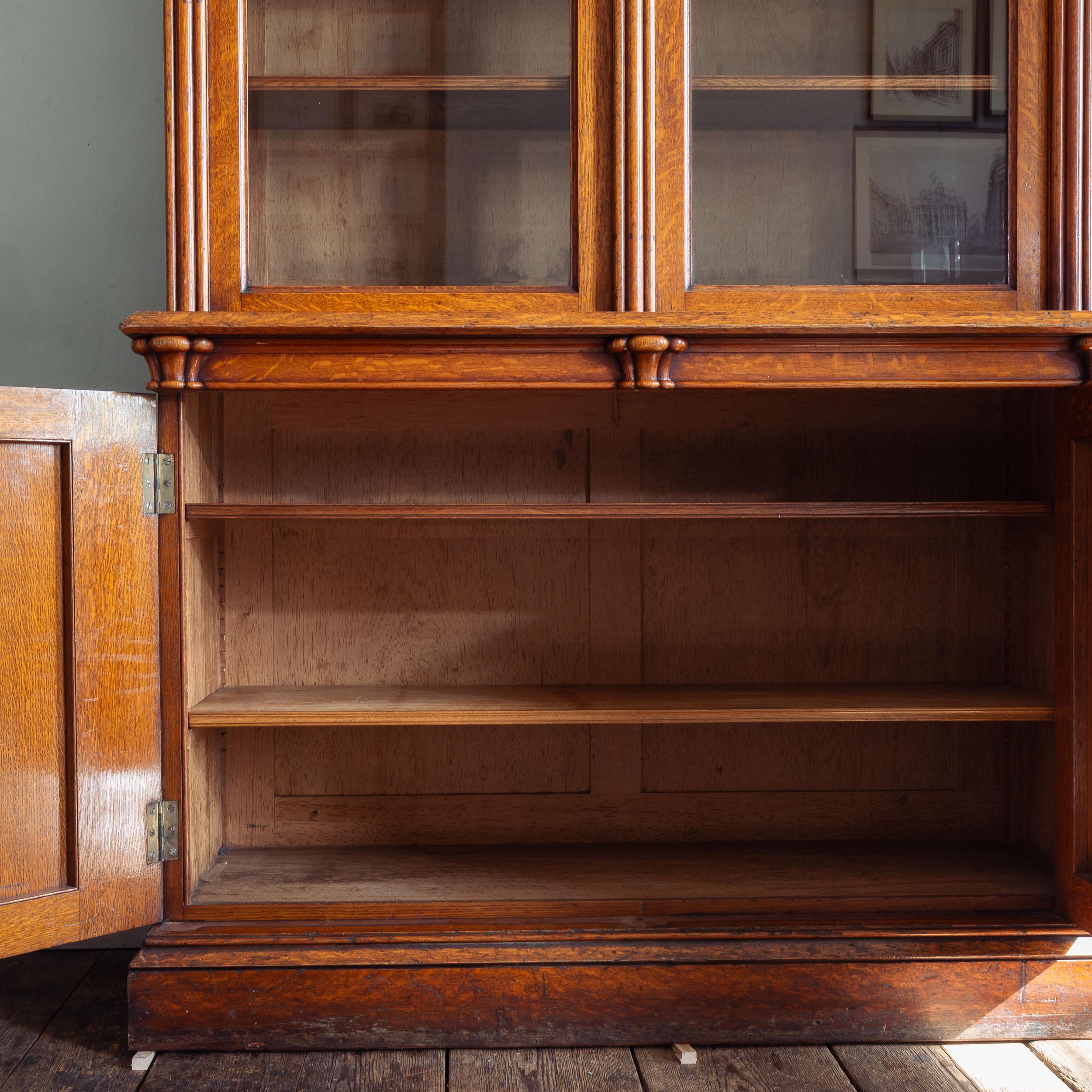 Libreria vittoriana in Oak in vendita 6