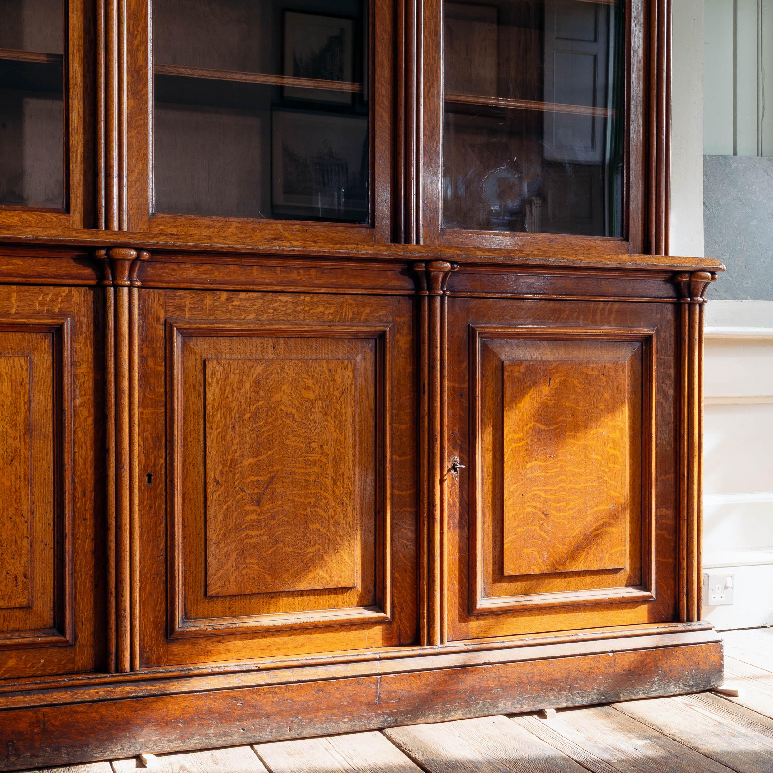 Libreria vittoriana in Oak in vendita 7