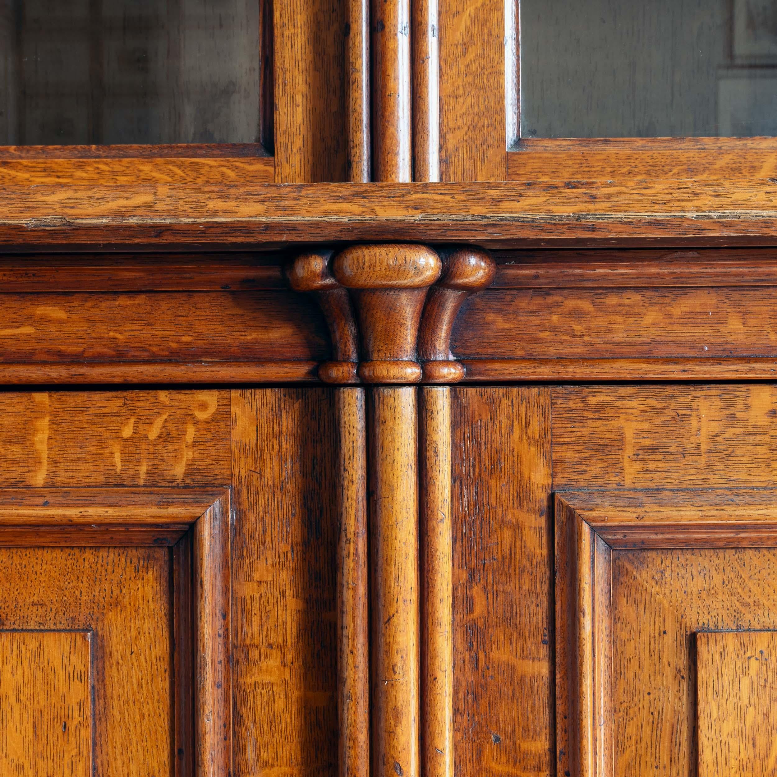 Libreria vittoriana in Oak in vendita 8