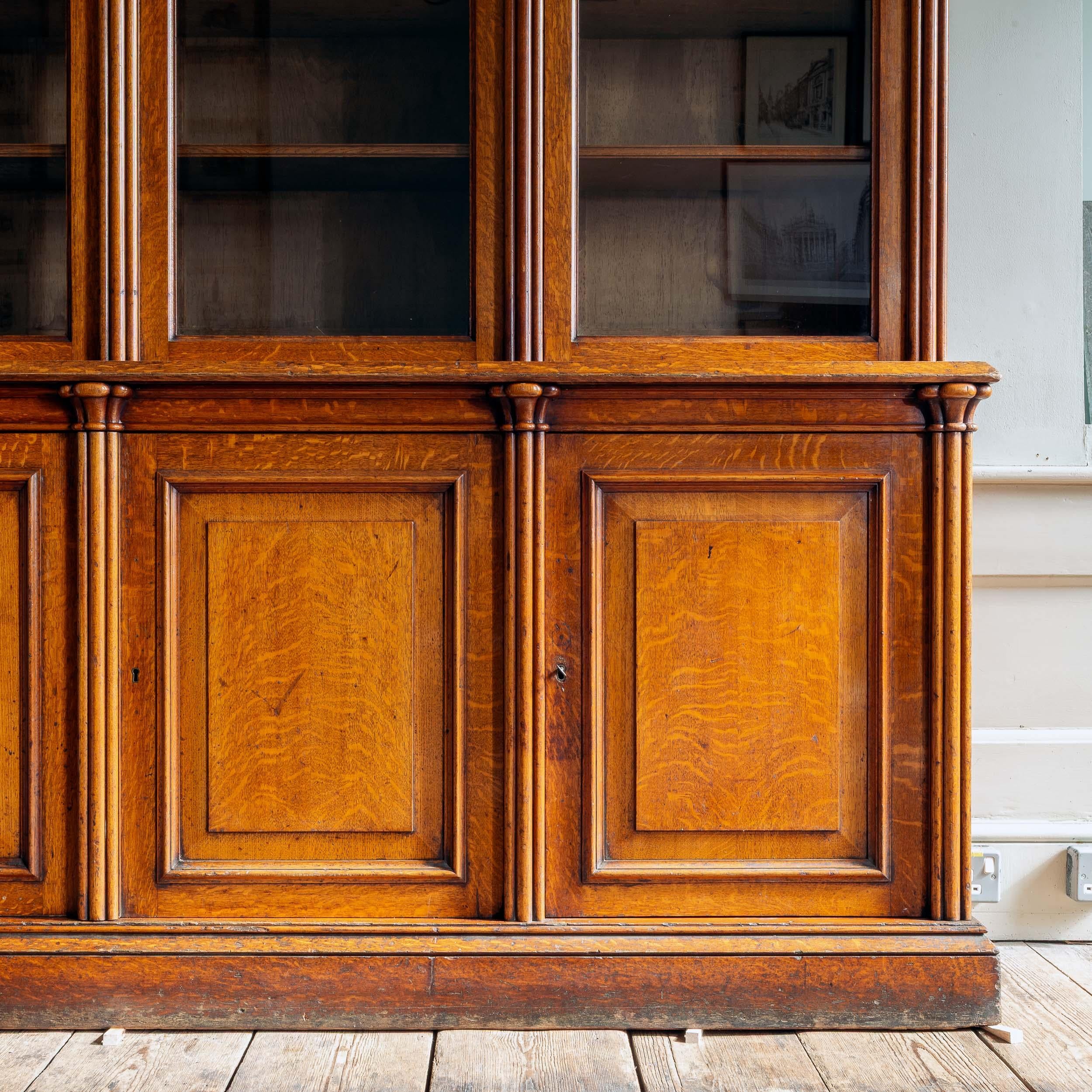 Libreria vittoriana in Oak in vendita 10