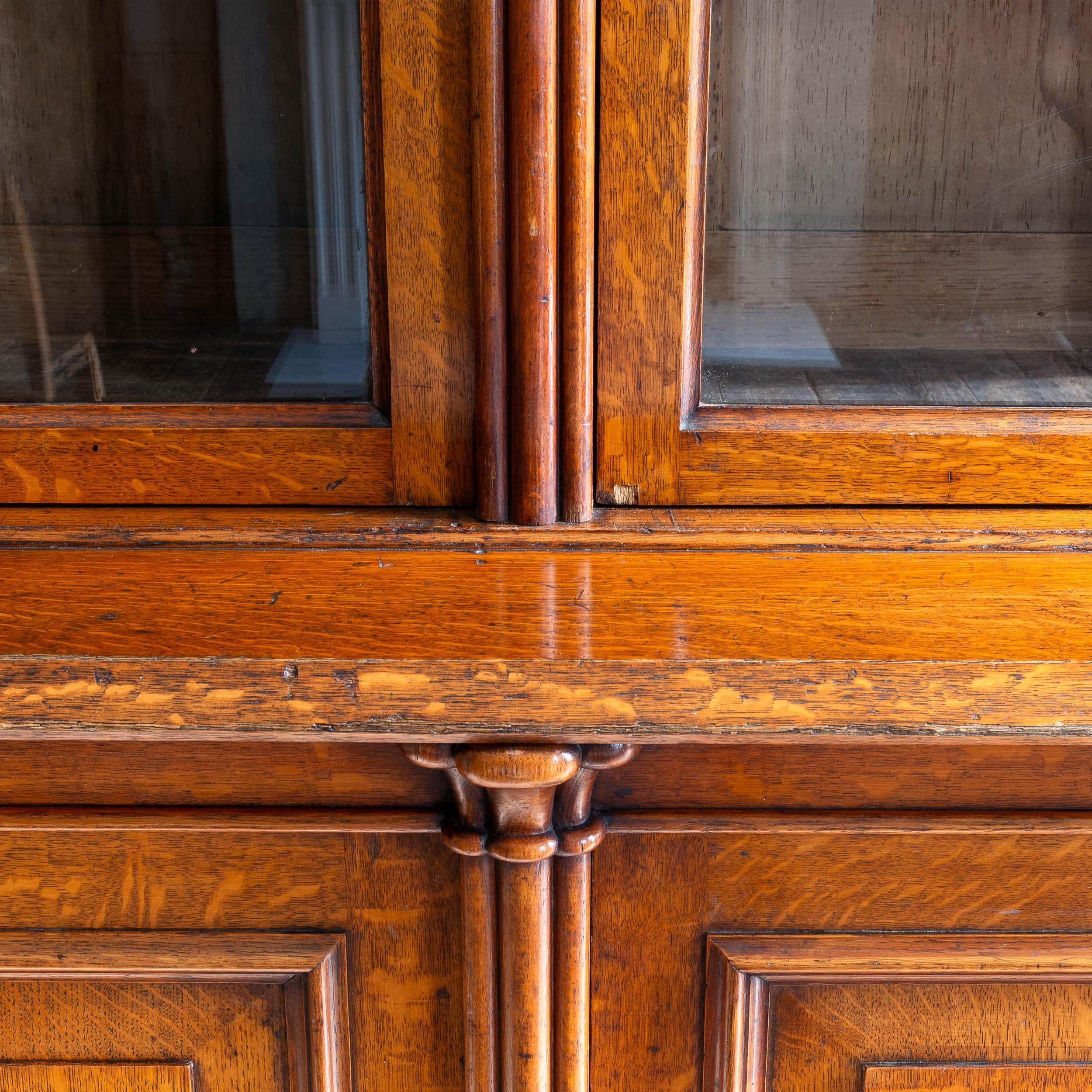 Libreria vittoriana in Oak in vendita 12