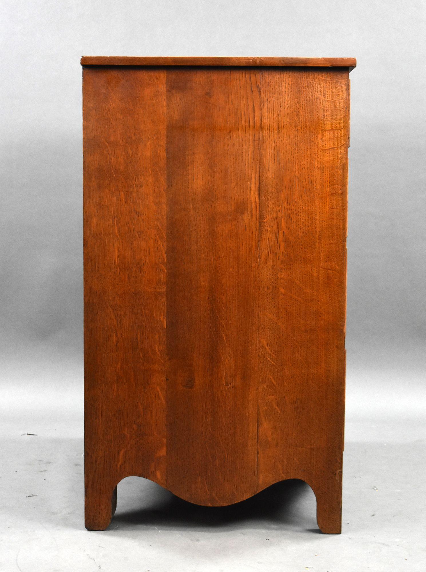 Victorian Oak Chest Drawers For Sale 2