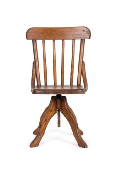 Victorian Oak Child Desk Chair