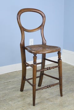 Victorian Oak Child's "Correction" Chair