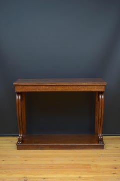 Victorian Oak Console Table Hall Table