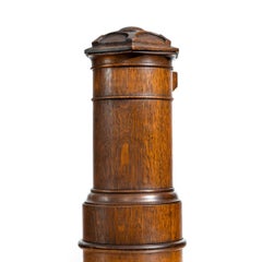 Victorian Oak Country House Letterbox by Rodrigues, Dated 1872, in the Form of