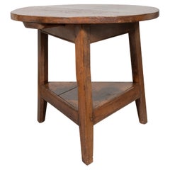 Victorian Oak Cricket Table