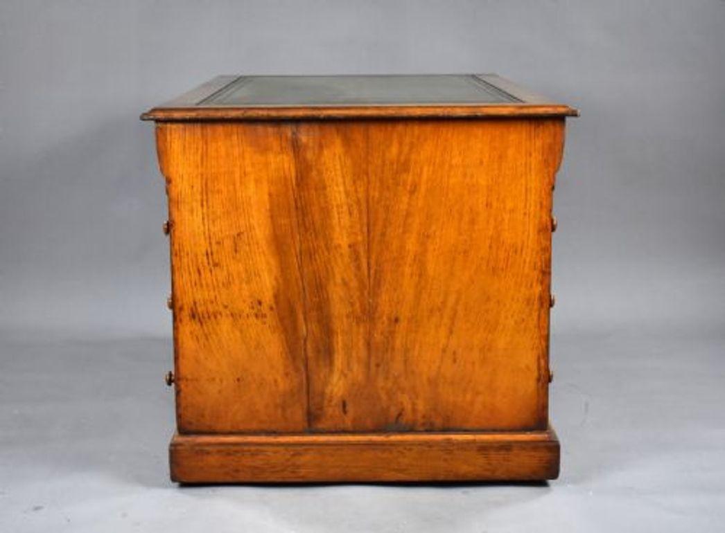 Victorian Oak Desk For Sale 1