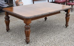 Victorian Oak Dining Chairs & 8 Chairs