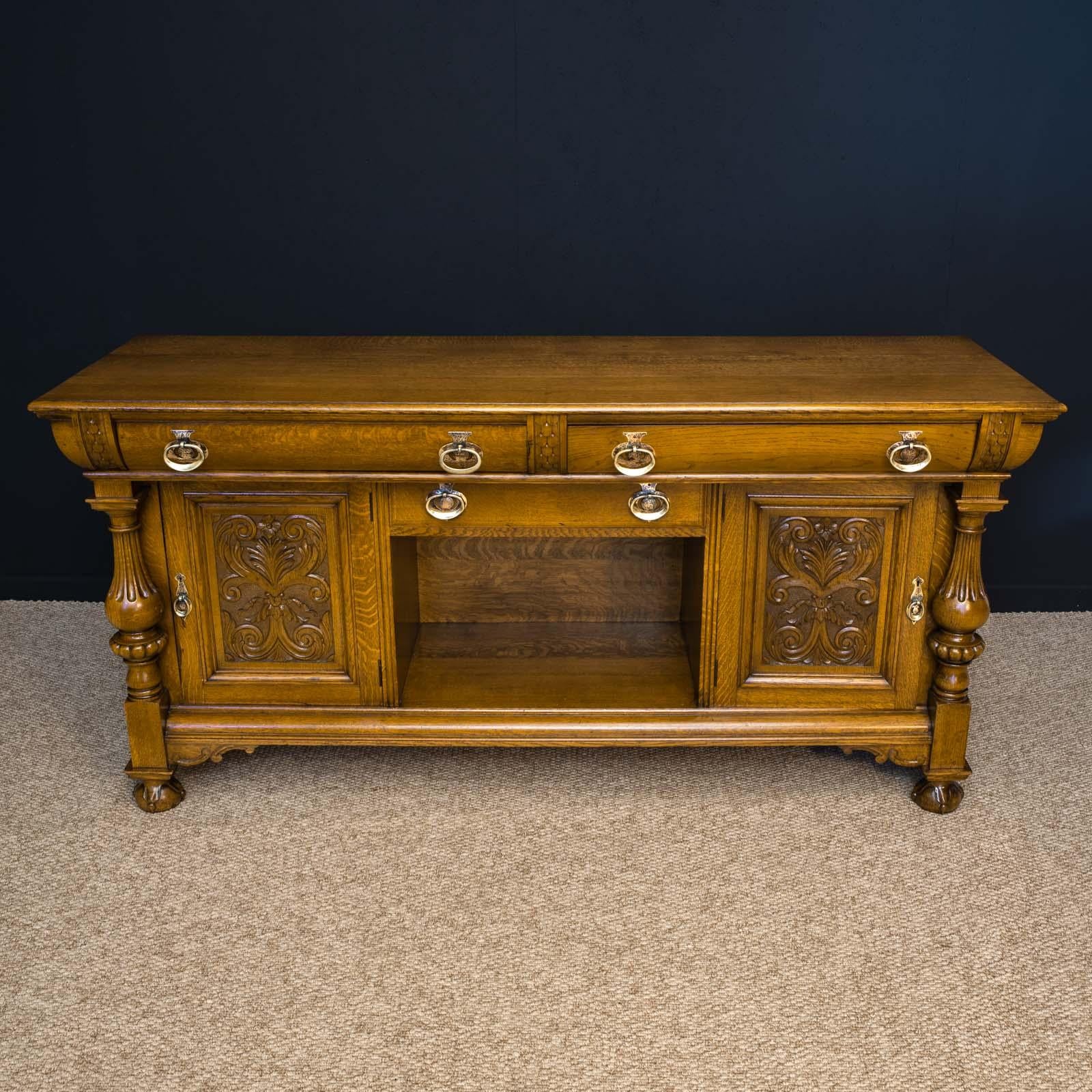 Victorian Oak Dresser by James Phillip and Sons 8