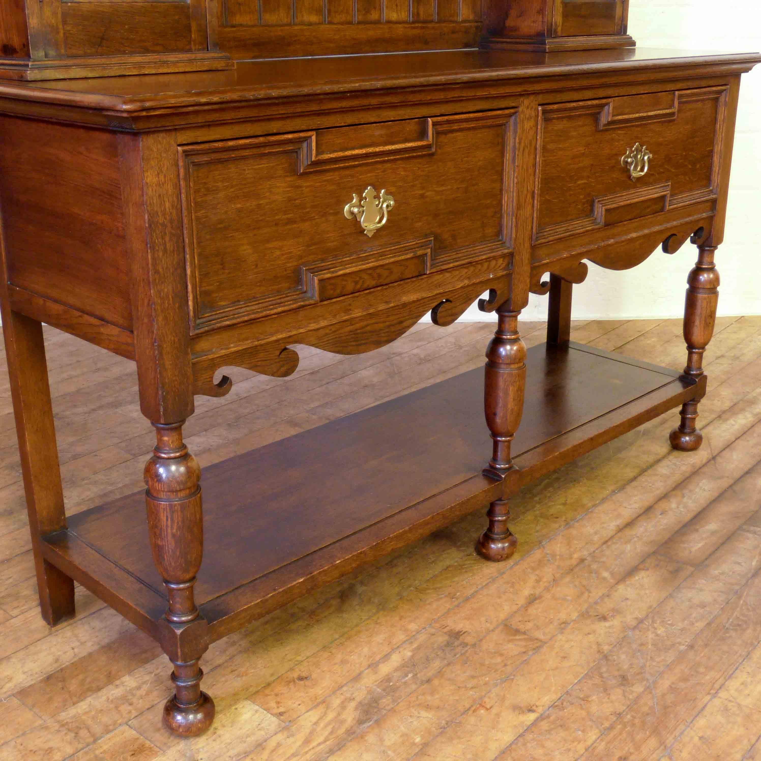 Victorian Oak Dresser 3