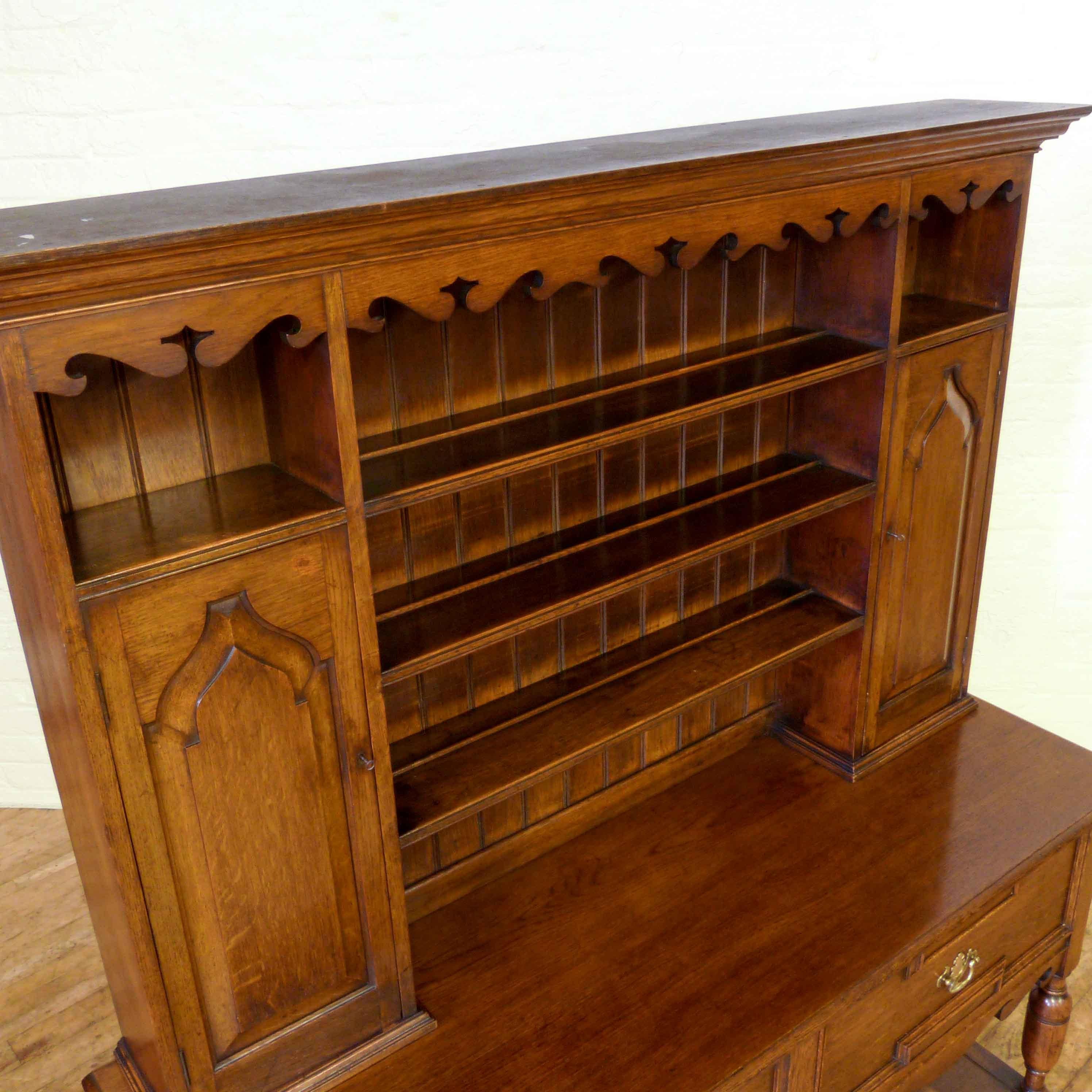 Victorian Oak Dresser 4