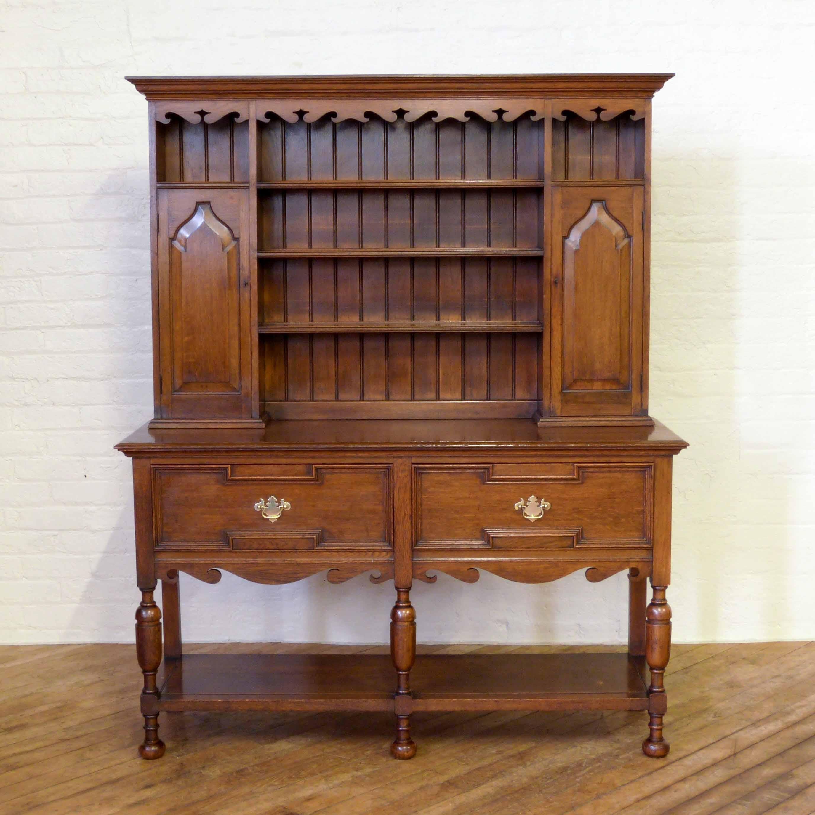 Victorian Oak Dresser 6