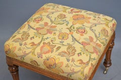 Victorian Oak Dressing Table Stool