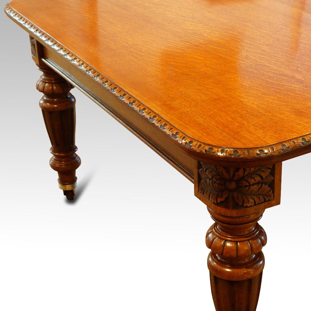 Victorian Oak Extending Dining Table (Viktorianisch)