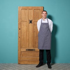 Victorian Oak Front Door with Letterbox & Peephole