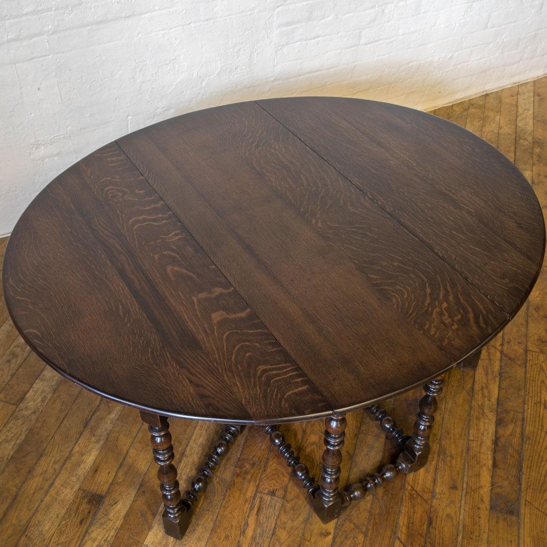 Victorian Oak Gateleg Table at 1stDibs | victorian gateleg table