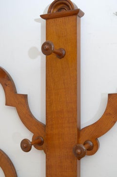 Victorian Oak Hall Stand Coat Stand