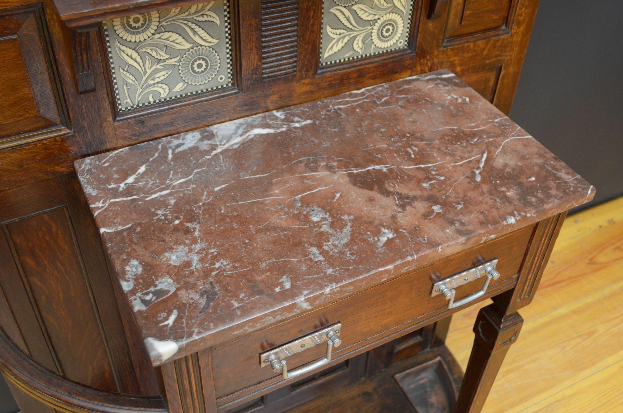 Leggio vittoriano in Oak Hall alla maniera di Christopher Dresser in vendita 7