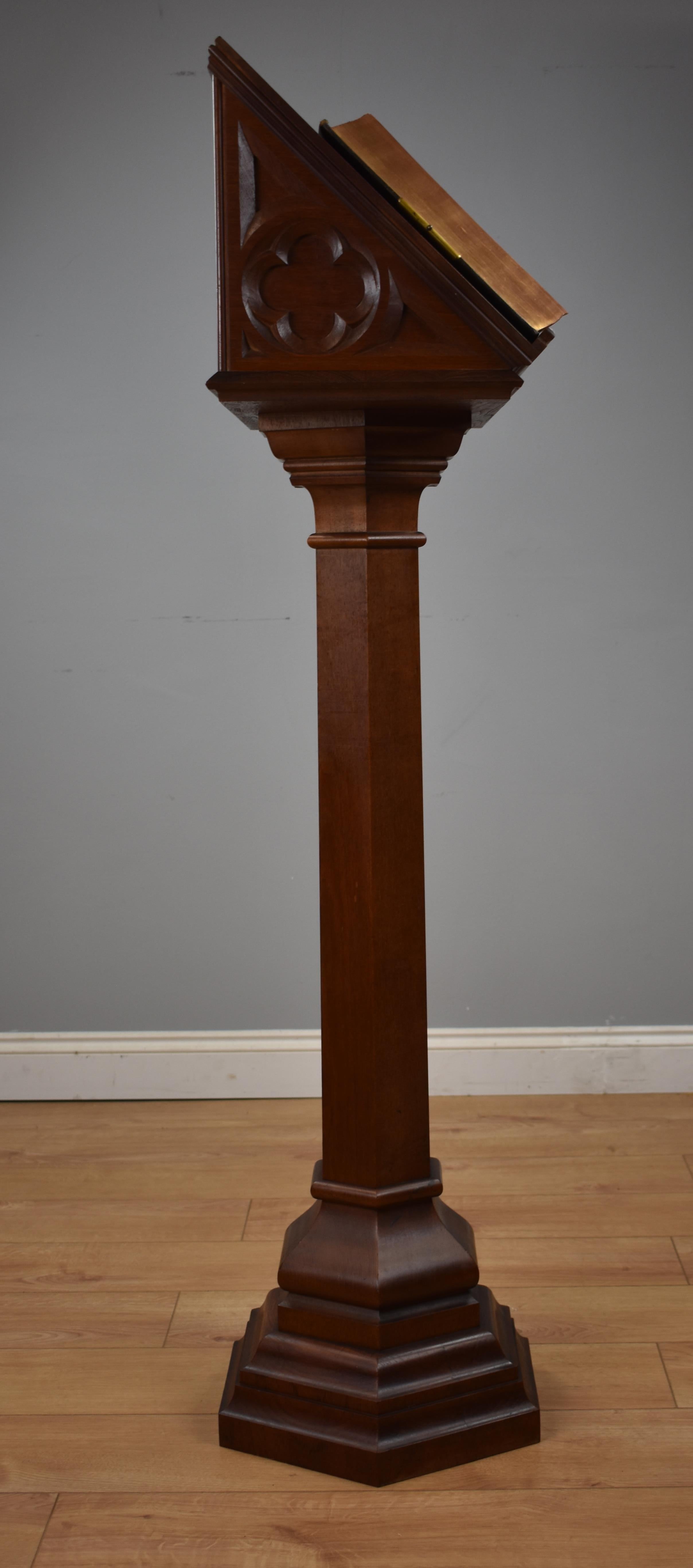 Victorian Oak Lectern 6