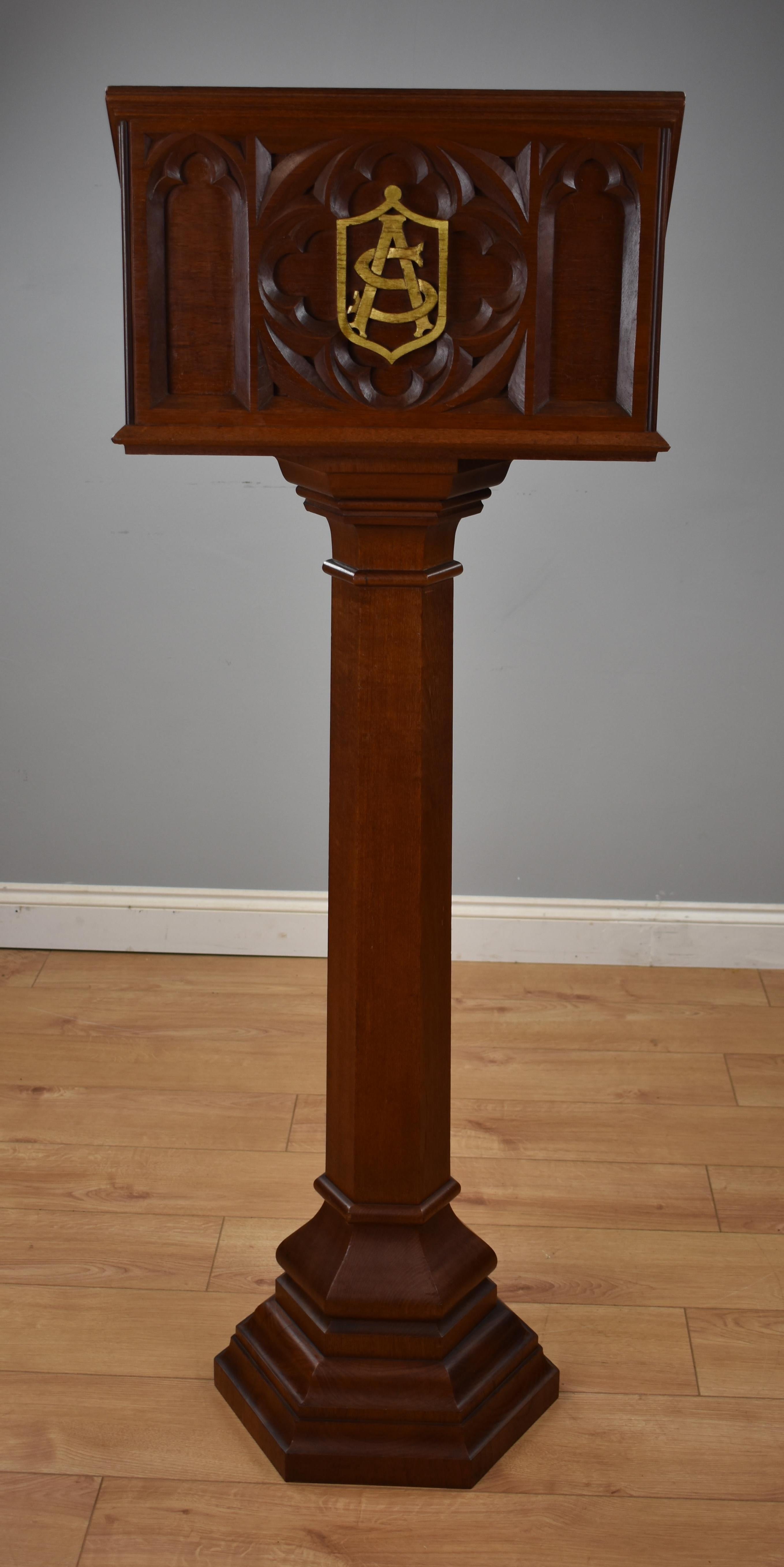 Victorian Oak Lectern 7