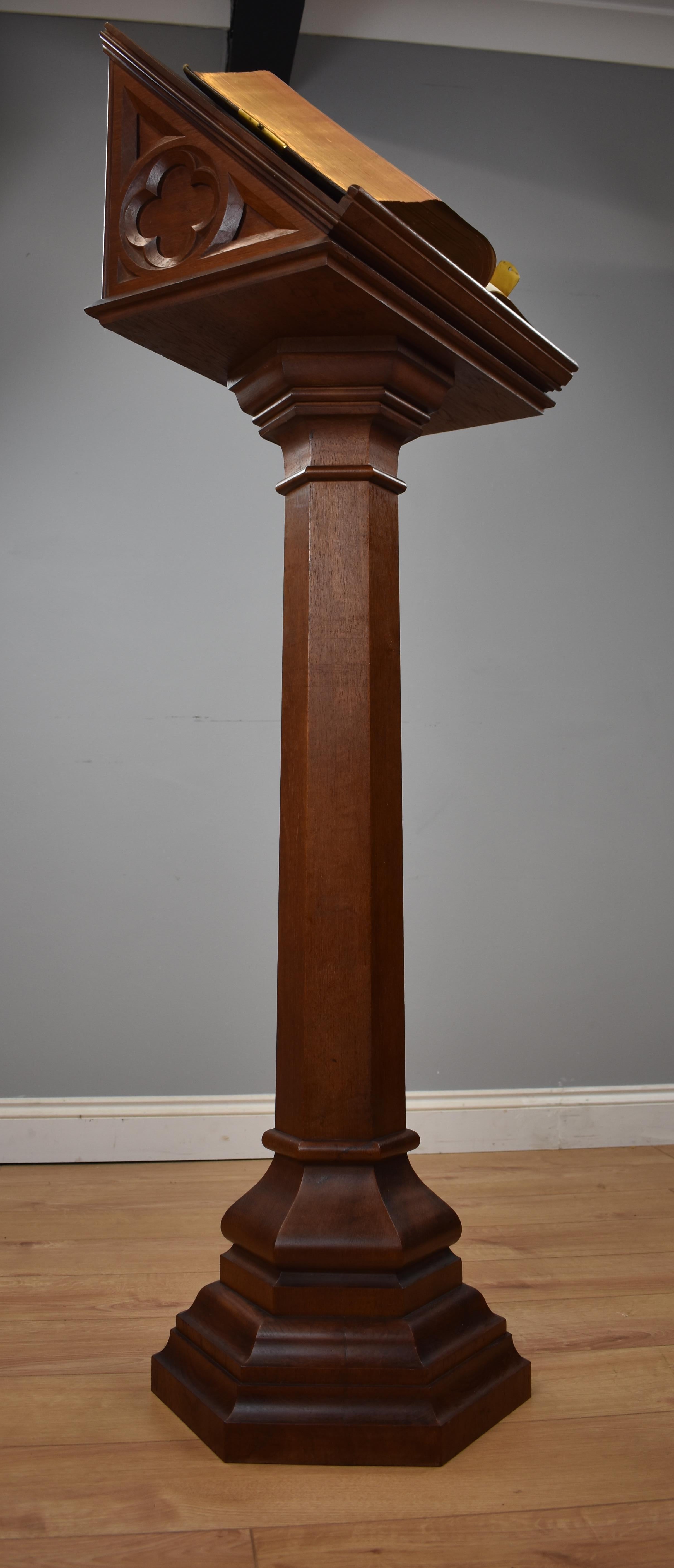 Victorian Oak Lectern 13