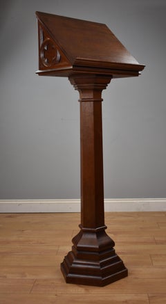 Victorian Oak Lectern