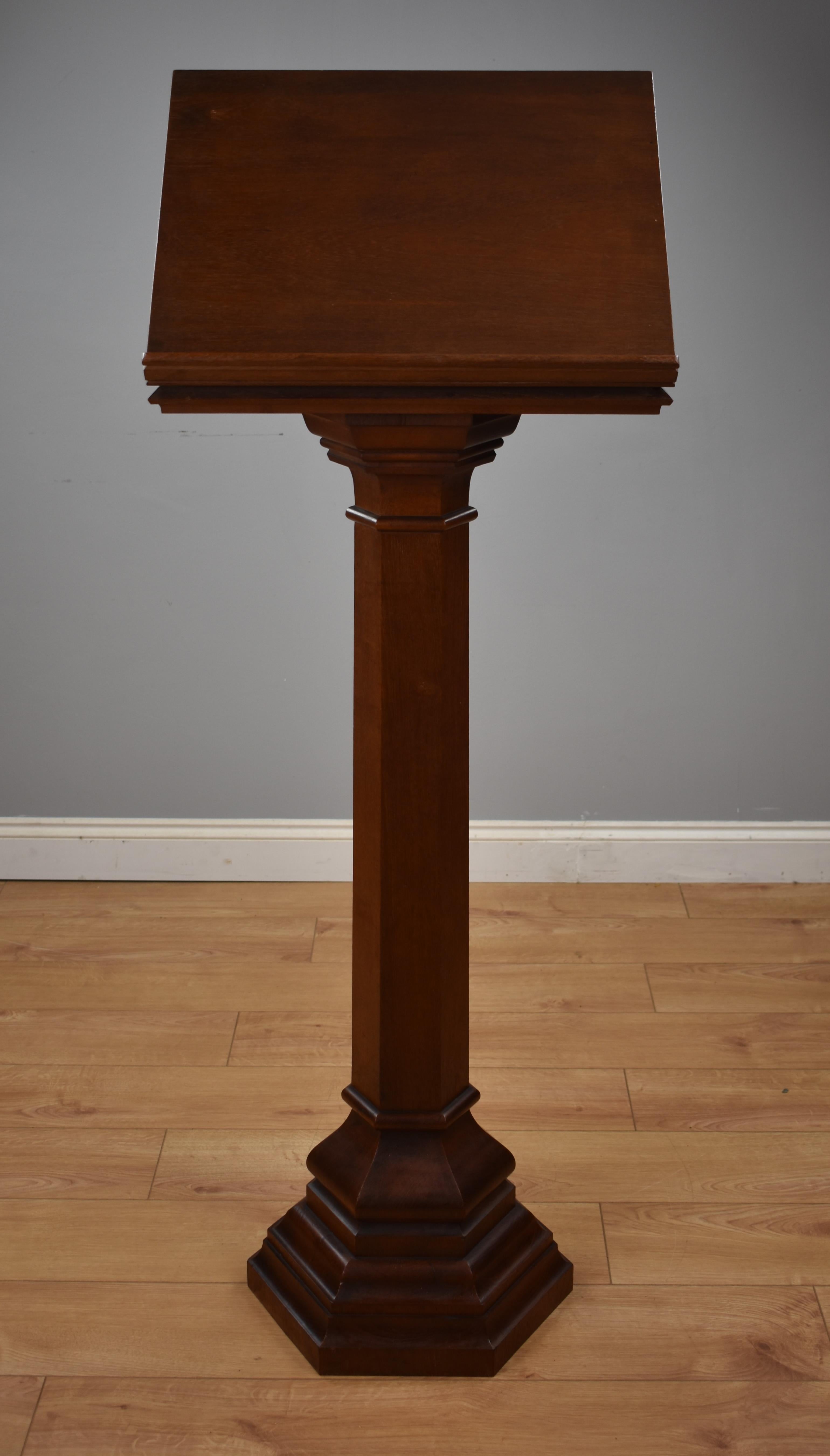 European Victorian Oak Lectern