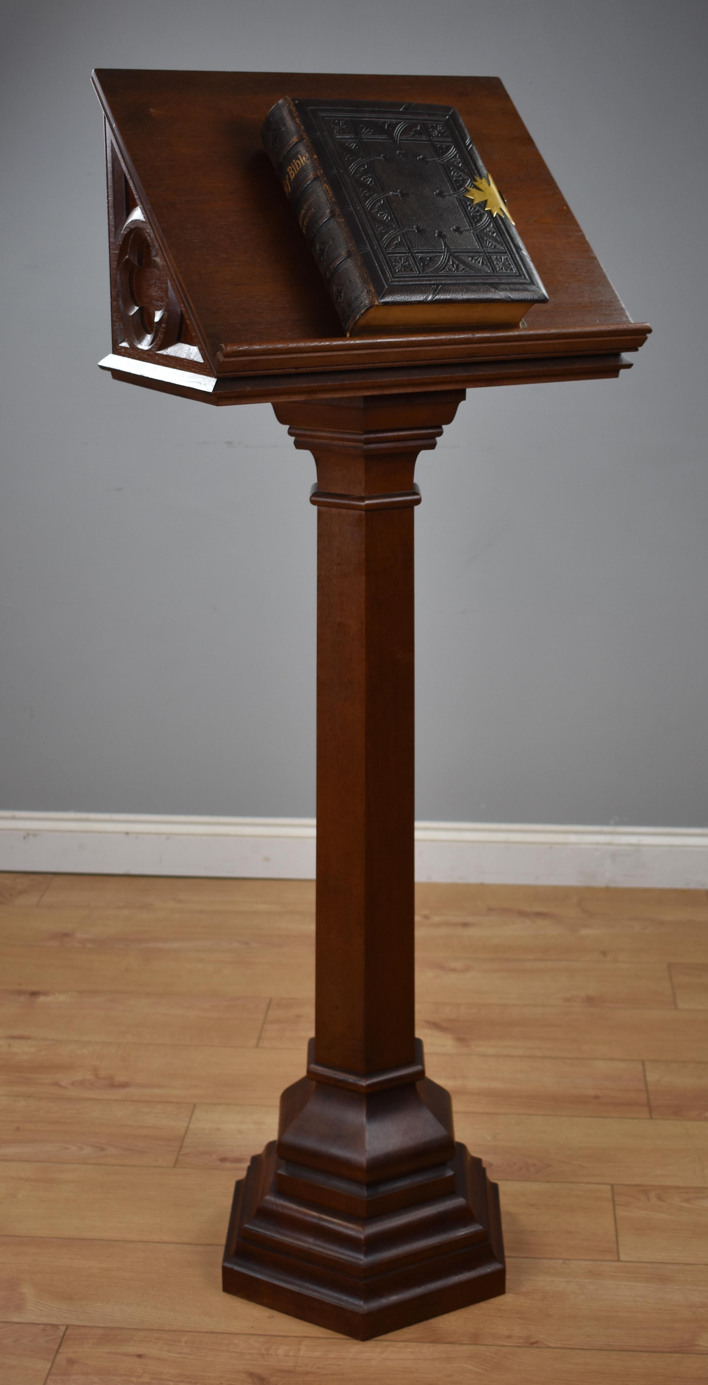 Victorian Oak Lectern 2