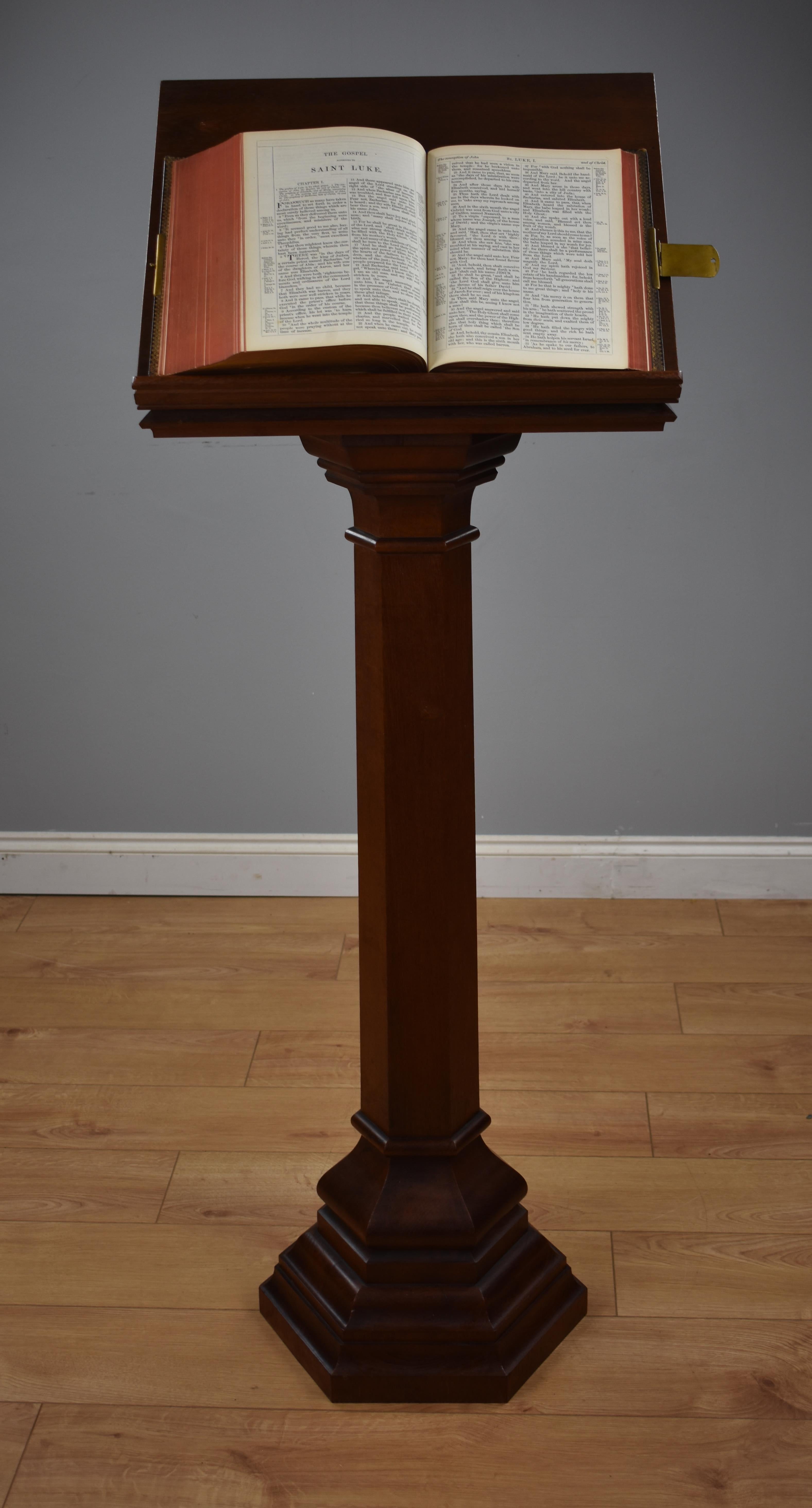 Victorian Oak Lectern 4