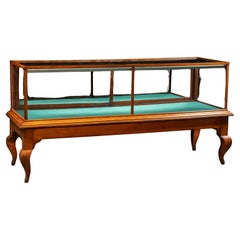 Victorian Oak Lighted Mercantile Showcase